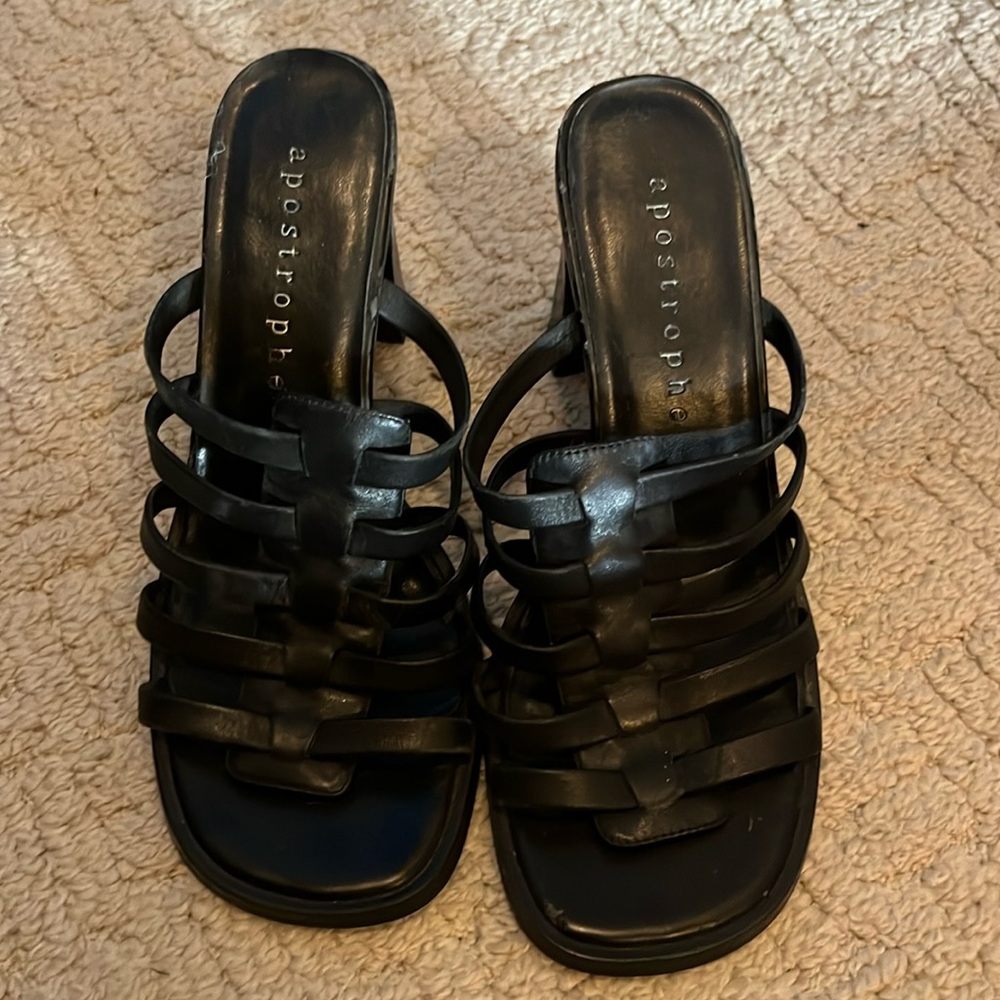 Strappy heels